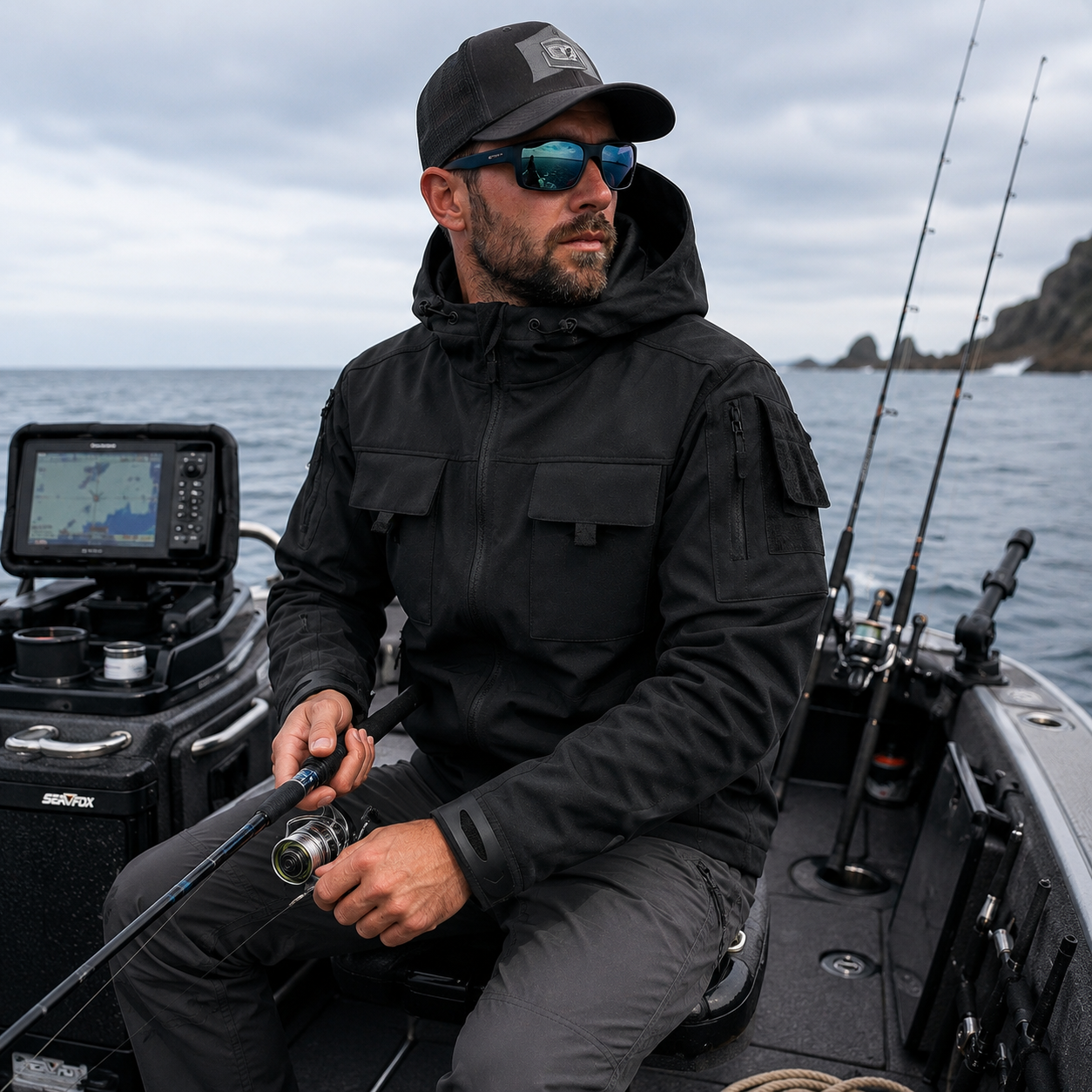 Winter Waterproof Hooded Fleece Jacket