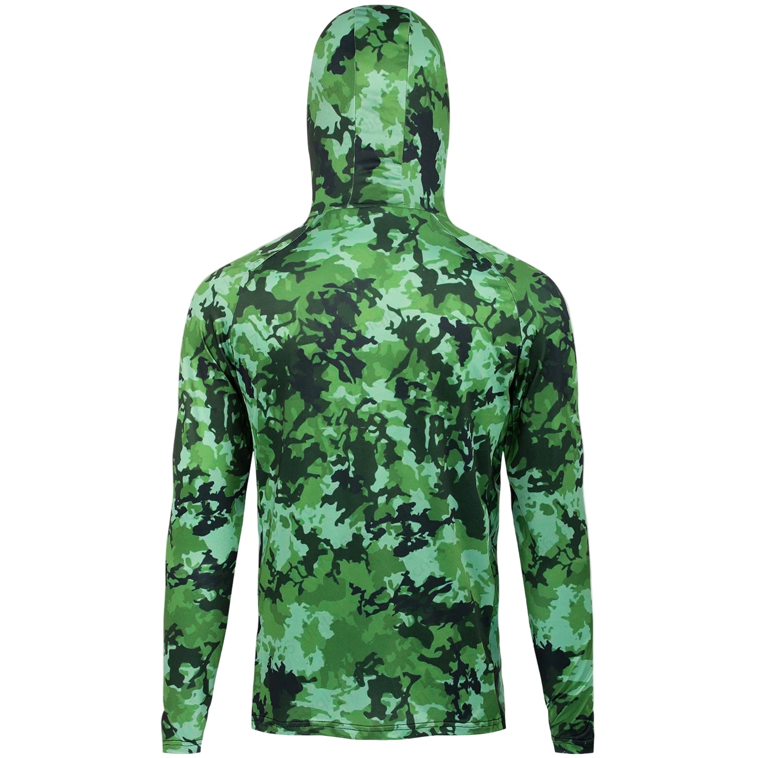 New Ultimate Green UV Masked Fishing Shirt