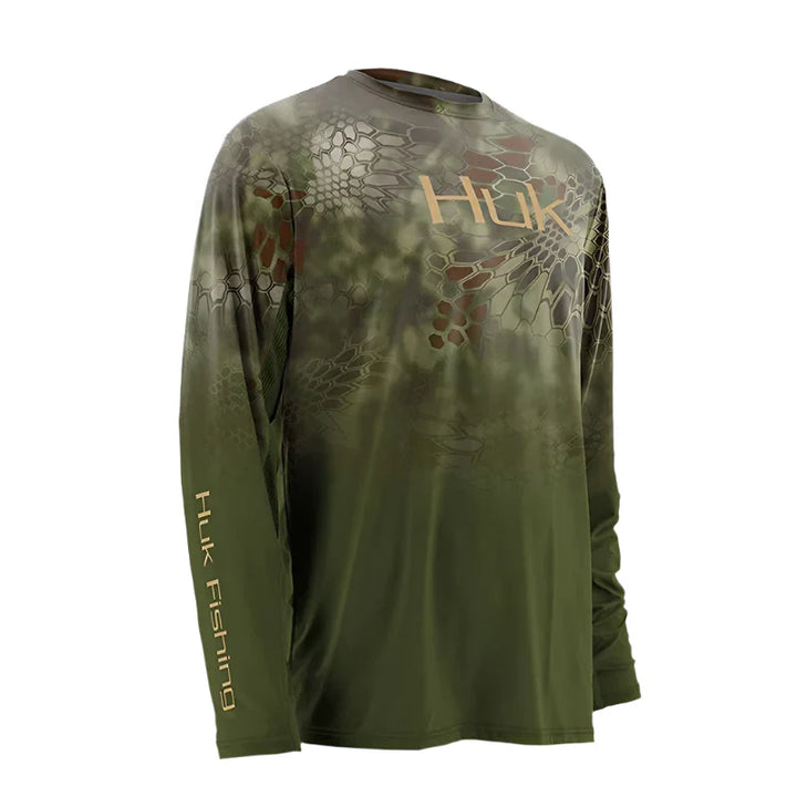 Brown Marlin Luxe UV Protection Fishing Shirt by Flat Out Fishing Shirts