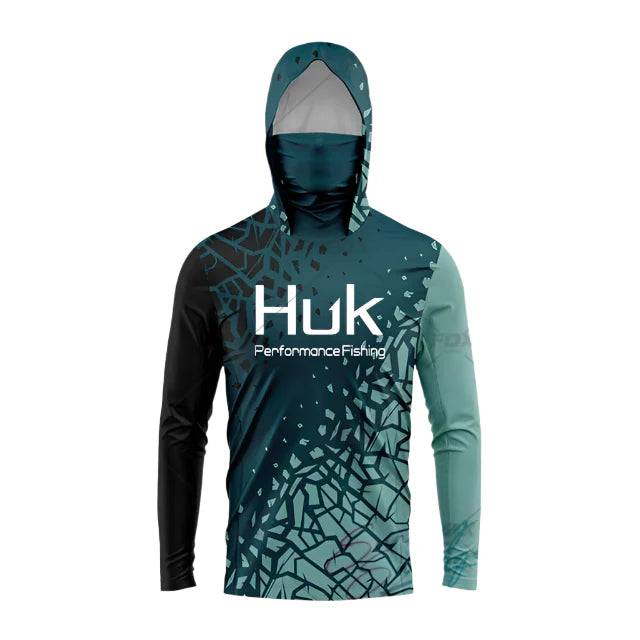 Emerald Snapper Luxury UPF 50 Hooded Fishing Shirt