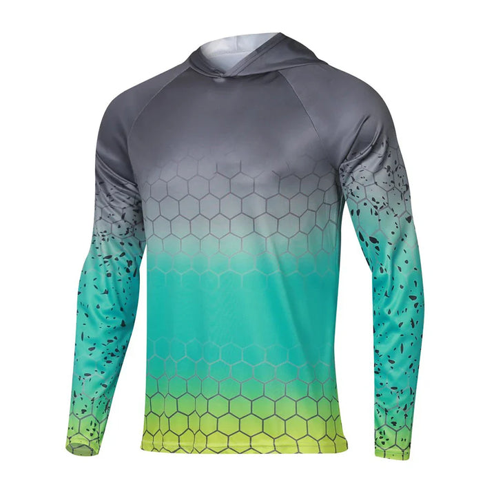 Trout Luxe UV Protection Fishing Hoodie by Flat Out Fishing Shirts