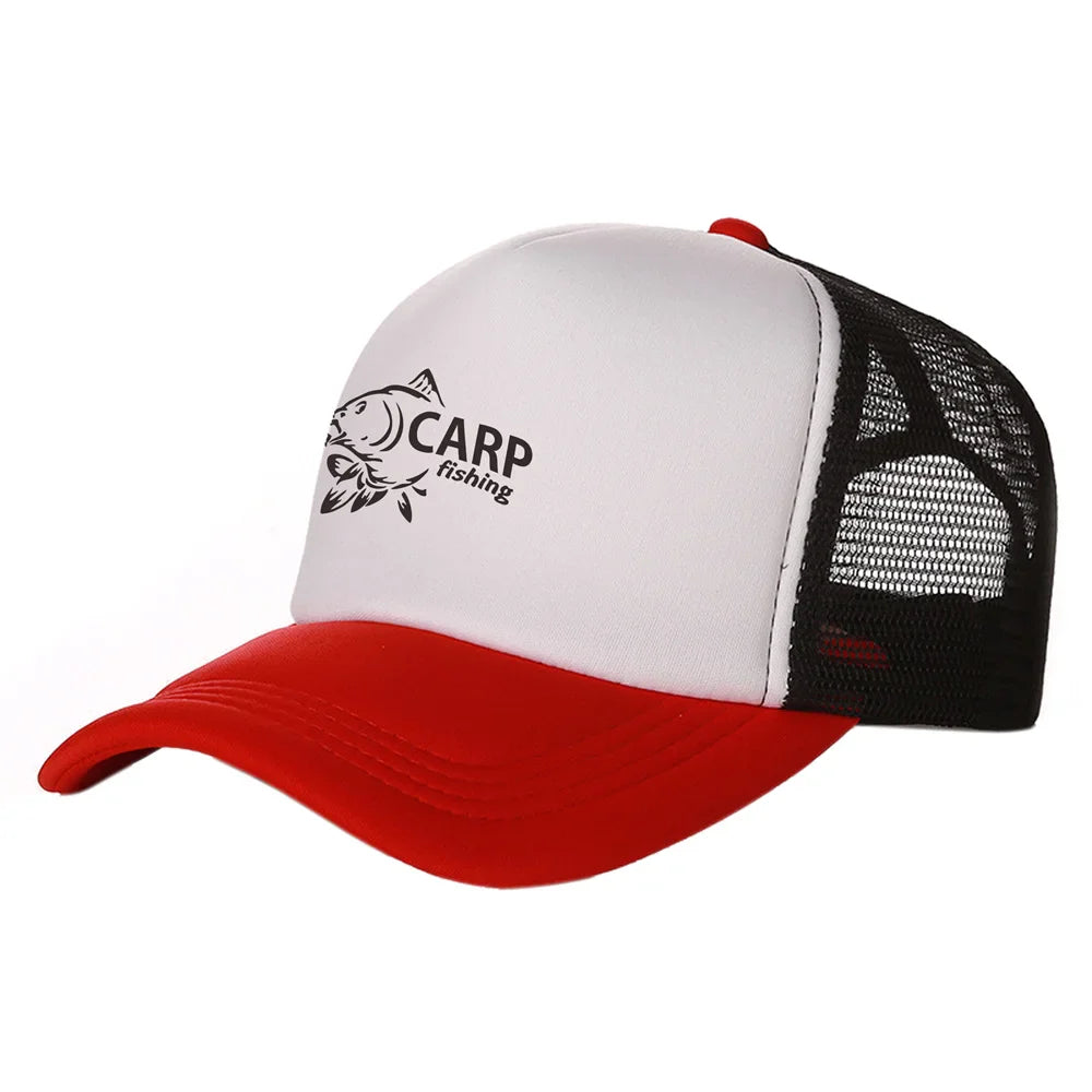 Crimson Carp Luxe Cap by Flat Out Fishing Shirts