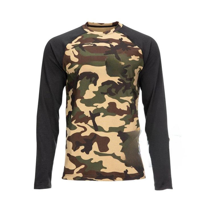 Camo Brown Marlin Hooded Anti-UV Fishing Shirt