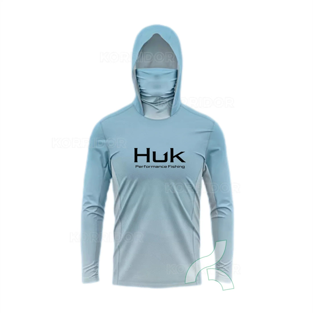 Coral Reef UV Protection Mask Fishing Shirt by Flat Out Fishing Shirts