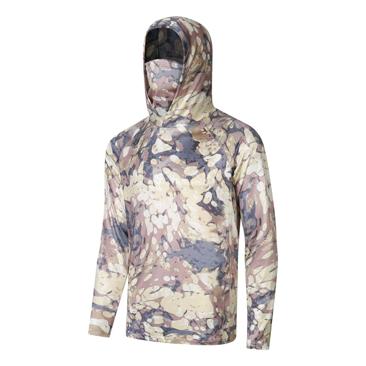 Limited Edition Camo Brown Luxury Angler's UV Protection Shirt by Flat Out Fishing Shirts