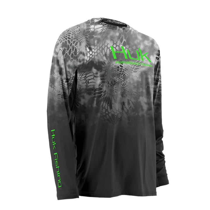 Silver Marlin Premium UV Protection Fishing Shirt by Flatout Fishing Shirts